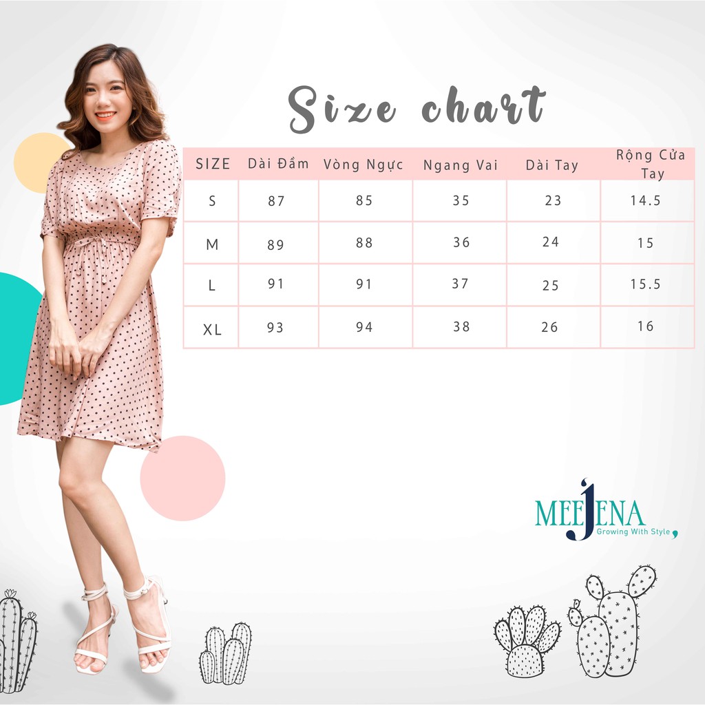 Đầm Đi Tiệc Vải Phi Lụa Chấm Bi - 2928 Đầm Đi Tiệc Vải Phi Lụa Chấm Bi - 2928