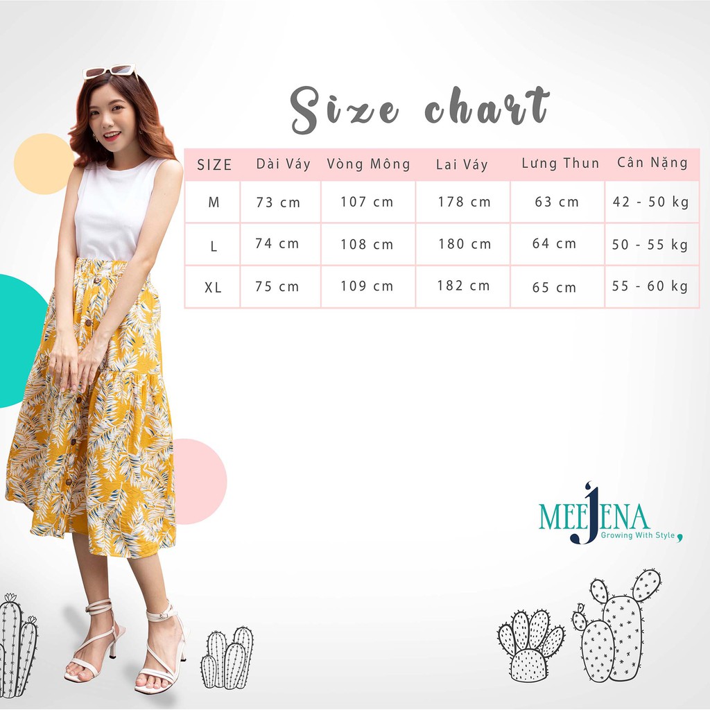 ChânChân Váy Hoa Vải Đũi - Chân Váy Nữ Form Rộng Dễ Mặc - 3368 ChânChân Váy Hoa Vải Đũi - Chân Váy Nữ Form Rộng Dễ Mặc - 3368