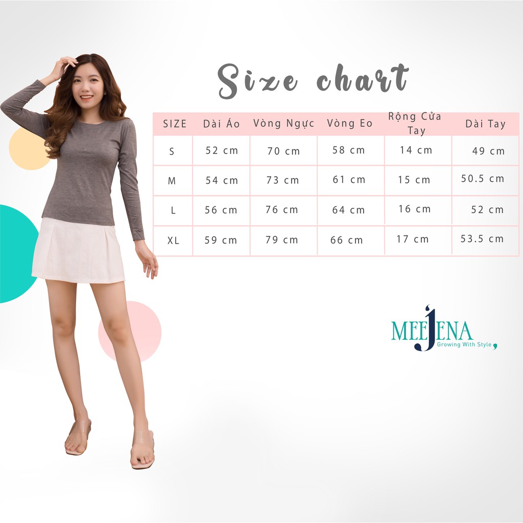 Áo Phông Nữ Dài Tay Form Ôm Viscose