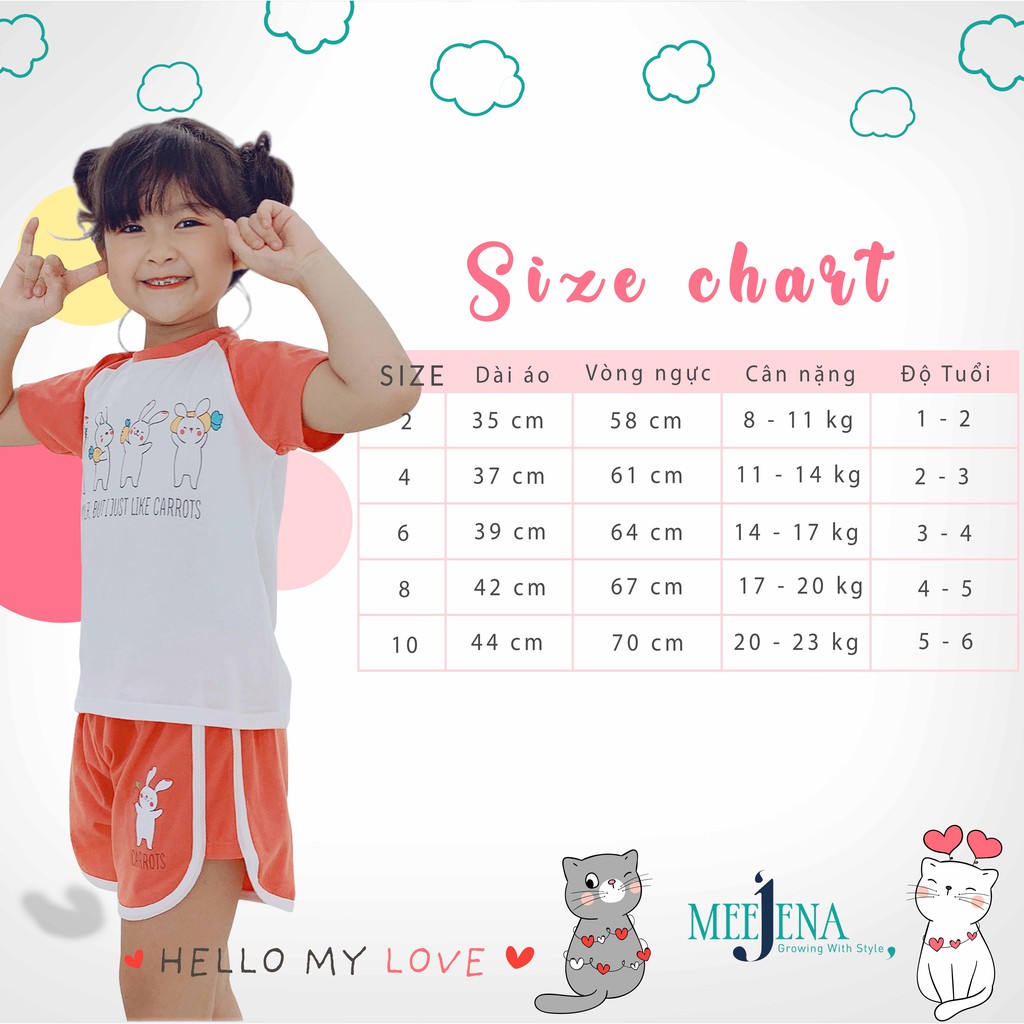 Đồ Bé Gái Họa tiết thỏ 100% COTTON 4C -1627 Đồ Bé Gái Họa tiết thỏ 100% COTTON 4C -1627